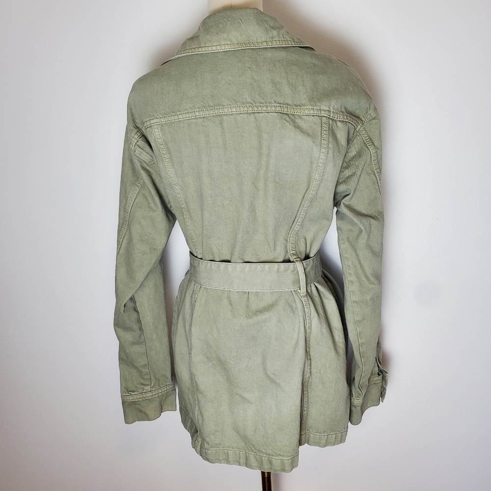 Dynamite Belted Denim Shacket - Picture 10 of 12
